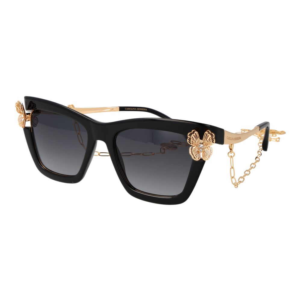 Black Polyamide Sunglasses