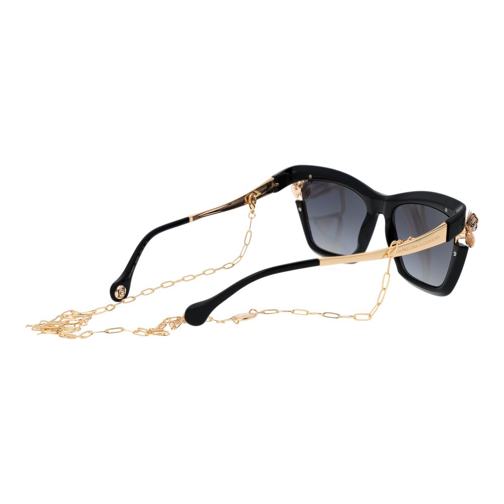 Black Polyamide Sunglasses