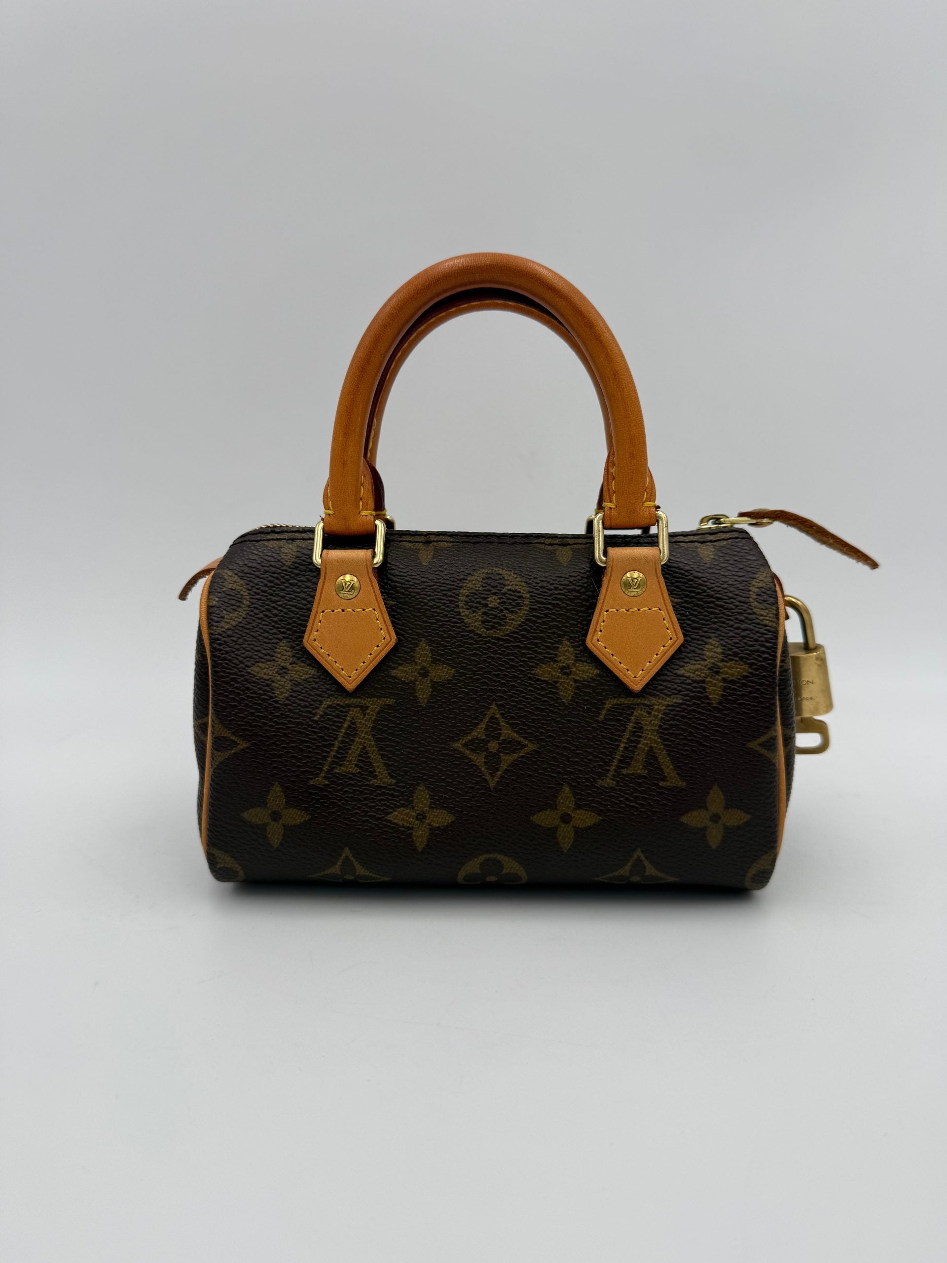 LOUIS VUITTON Nano Speedy Monogram Handbag