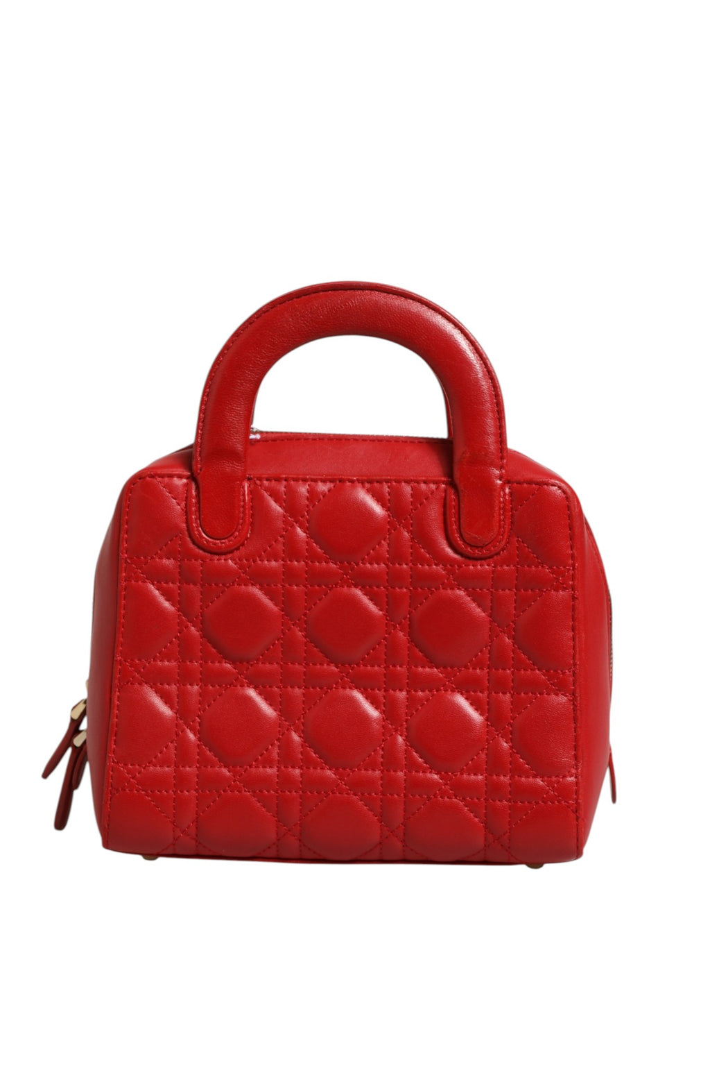 Small Dior Toujours Bag Black Macrocannage Calfskin