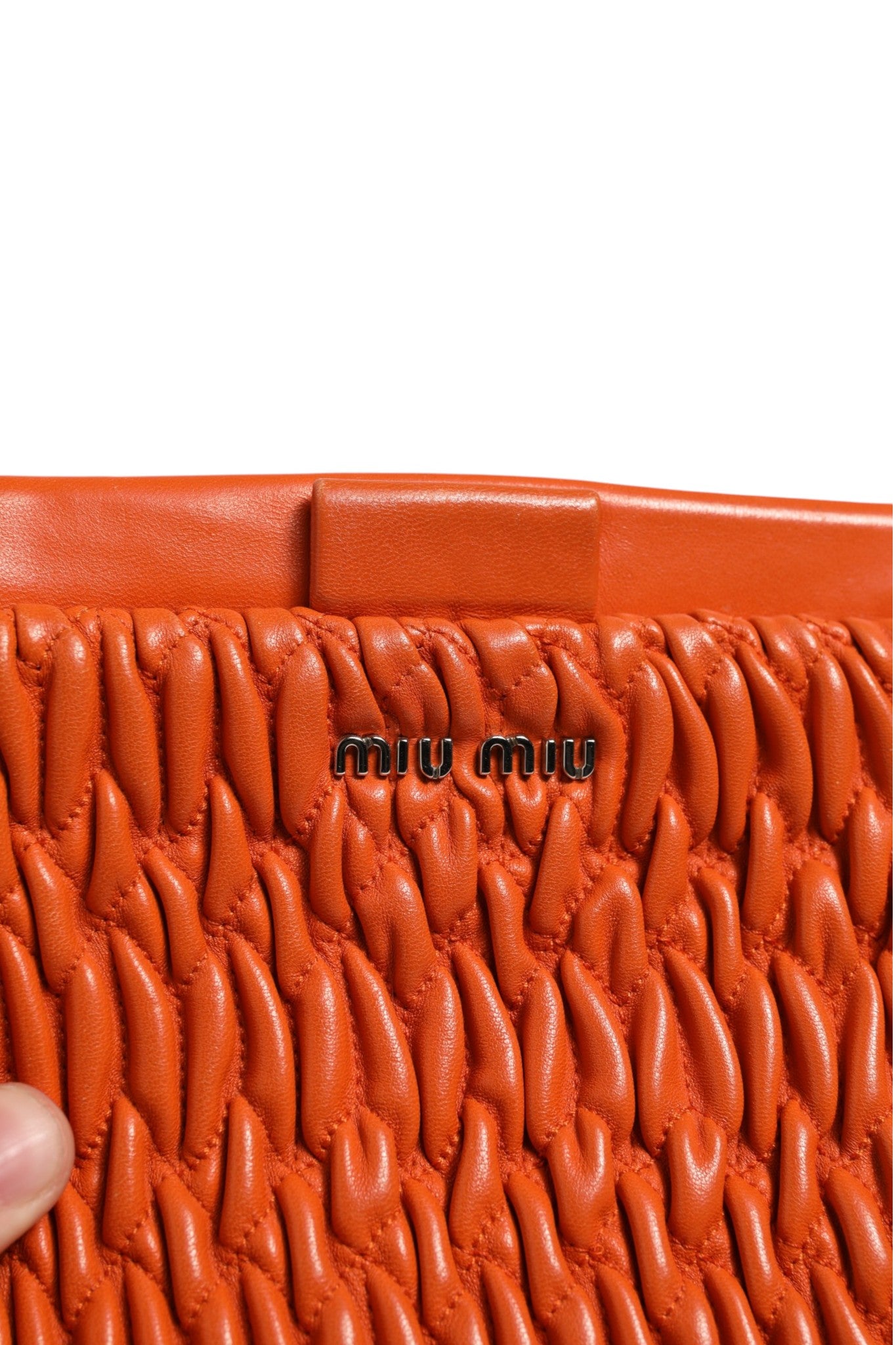 Orange crystal crossbodybag
