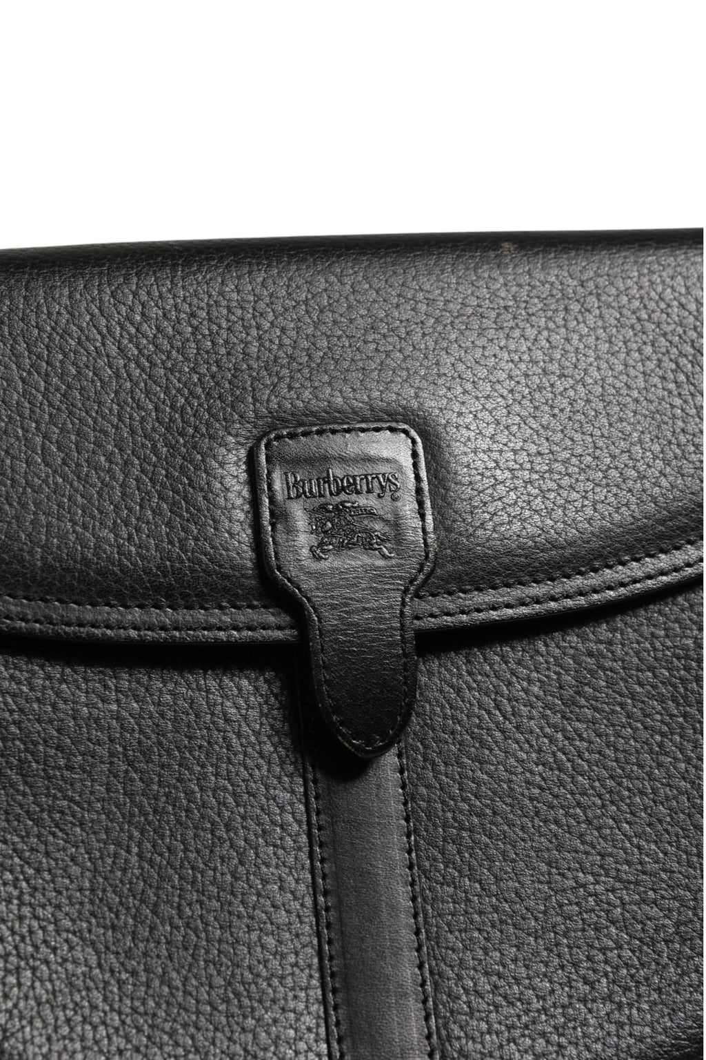 Black and Gold leather logo crossbody bag