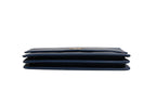 Blue Saffiano Leather Wallet on Chain Clutch Bag