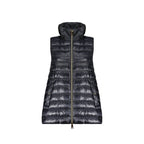 Blue Polyamide Sleveless Jacket