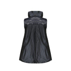 Blue Polyamide Sleveless Jacket