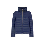 Blue Polyamide Full-Length Jacket