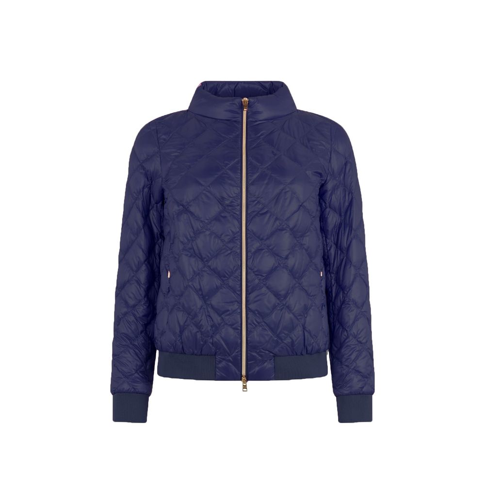 Blue Polyamide Jackets And Coat