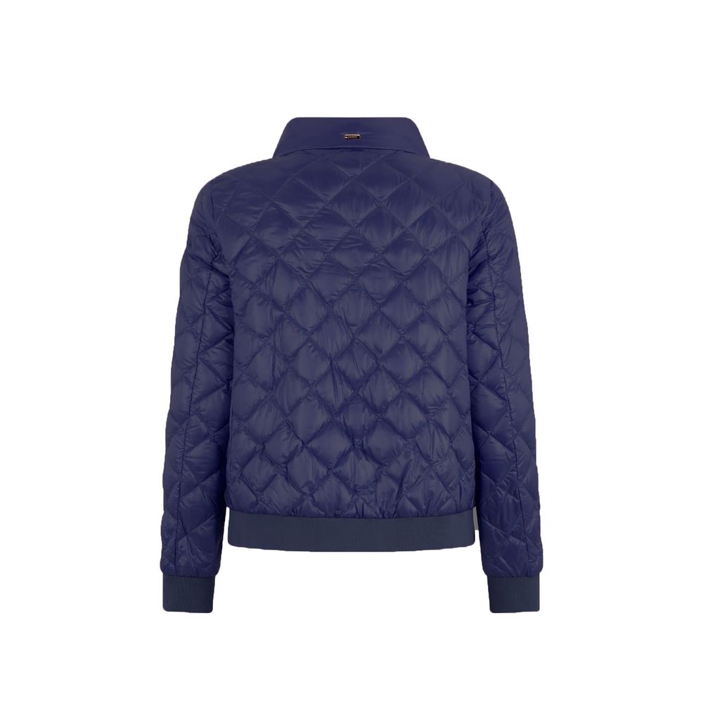 Blue Polyamide Jackets And Coat