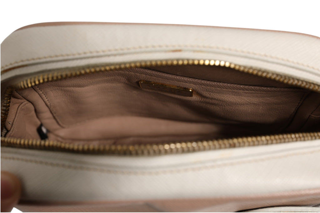 Clay Gray Small Leather Shoulder Bag