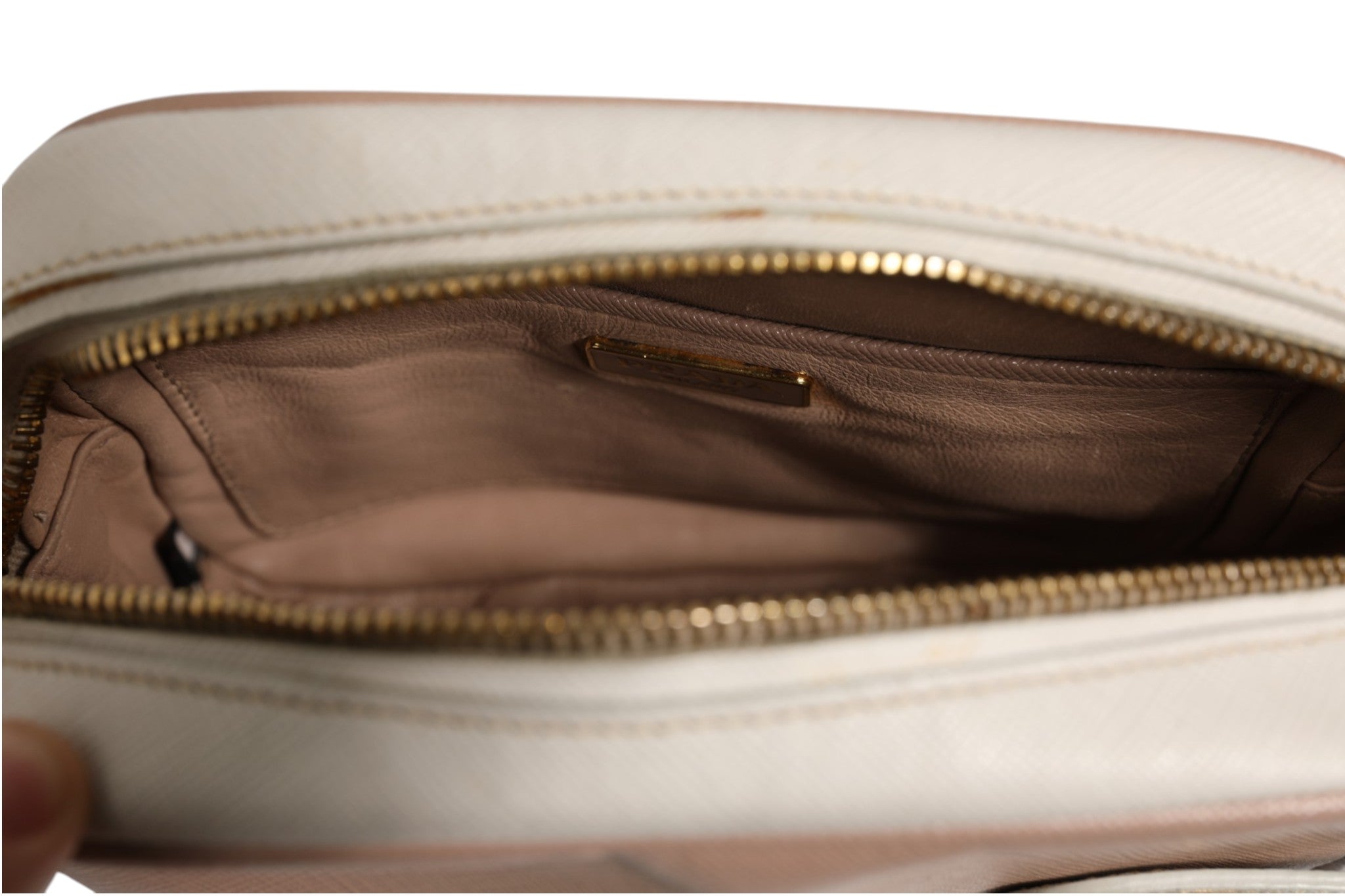 Clay Gray Small Leather Shoulder Bag