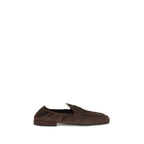 Brown Lamb Ovis Aries Aries Slip-On Loafers