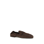 Brown Lamb Ovis Aries Aries Slip-On Loafers
