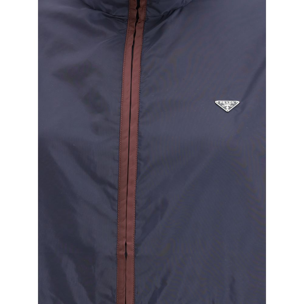 Blue Polyamide Shell Jacket