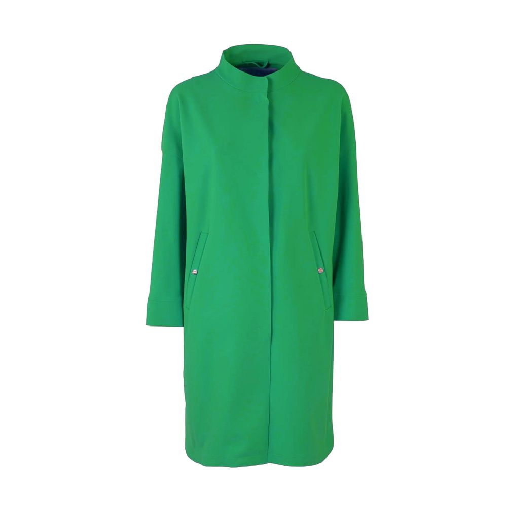 Bicolor Elastane Coat