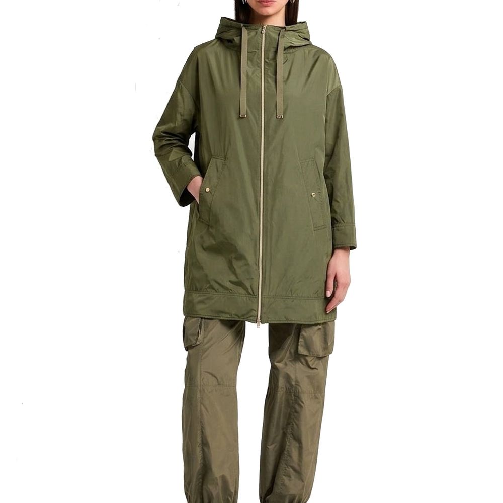 Bicolor Elastane Coat