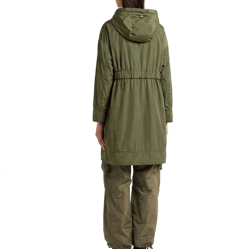 Bicolor Elastane Coat