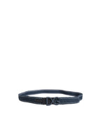 Blue Cotton Canvas DG Logo Metal Buckle Belt