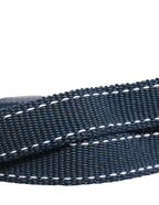 Blue Cotton Canvas DG Logo Metal Buckle Belt