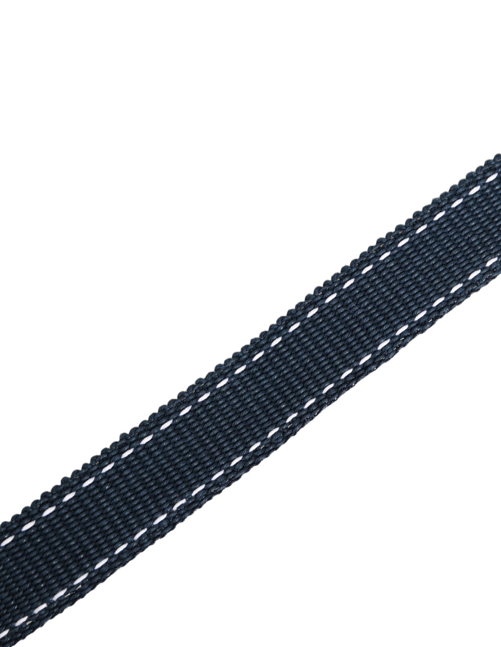 Blue Cotton Canvas DG Logo Metal Buckle Belt