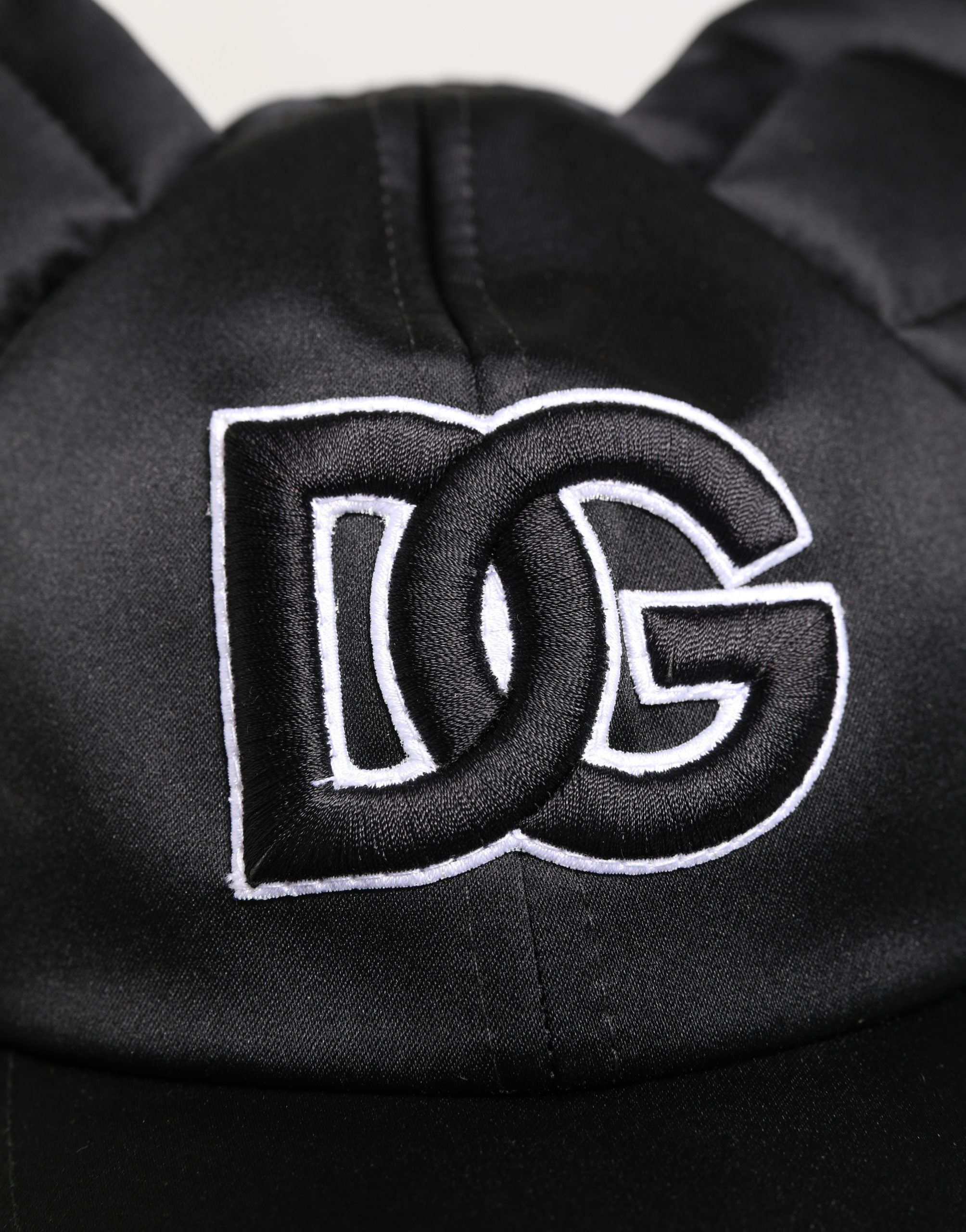 Men Black Velvet Animal Ears Baseball Cap Hat