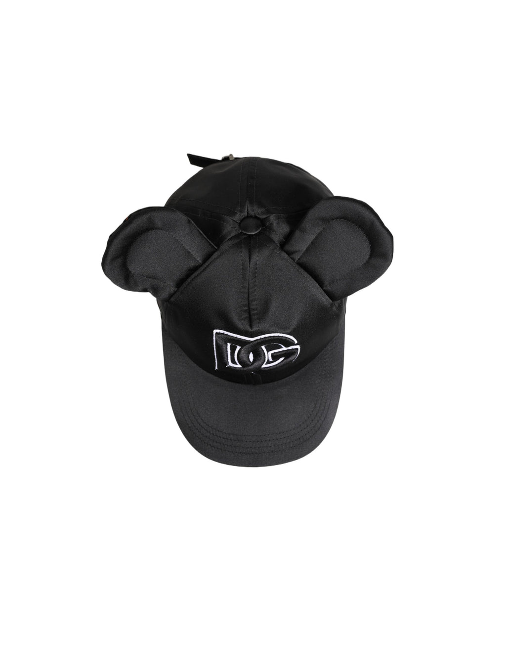 Men Black Velvet Animal Ears Baseball Cap Hat