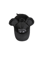 Men Black Velvet Animal Ears Baseball Cap Hat