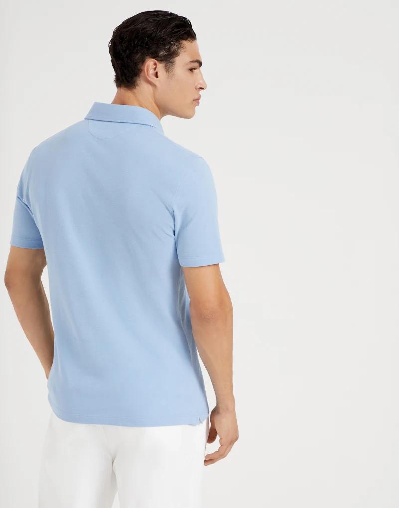 Turquoise Cotton T-Shirt