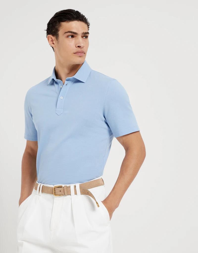 Turquoise Cotton T-Shirt