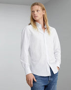 Bicolor Cotton Pattern Shirt