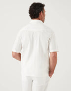 White Cotton Shortsleeve Shirt
