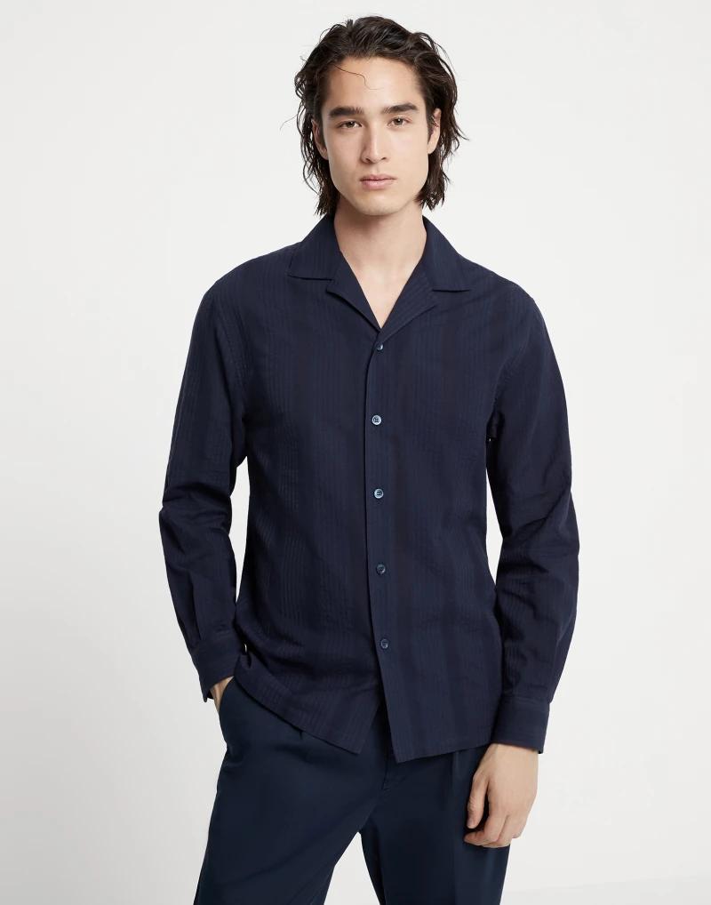 Blue Cotton Shirt