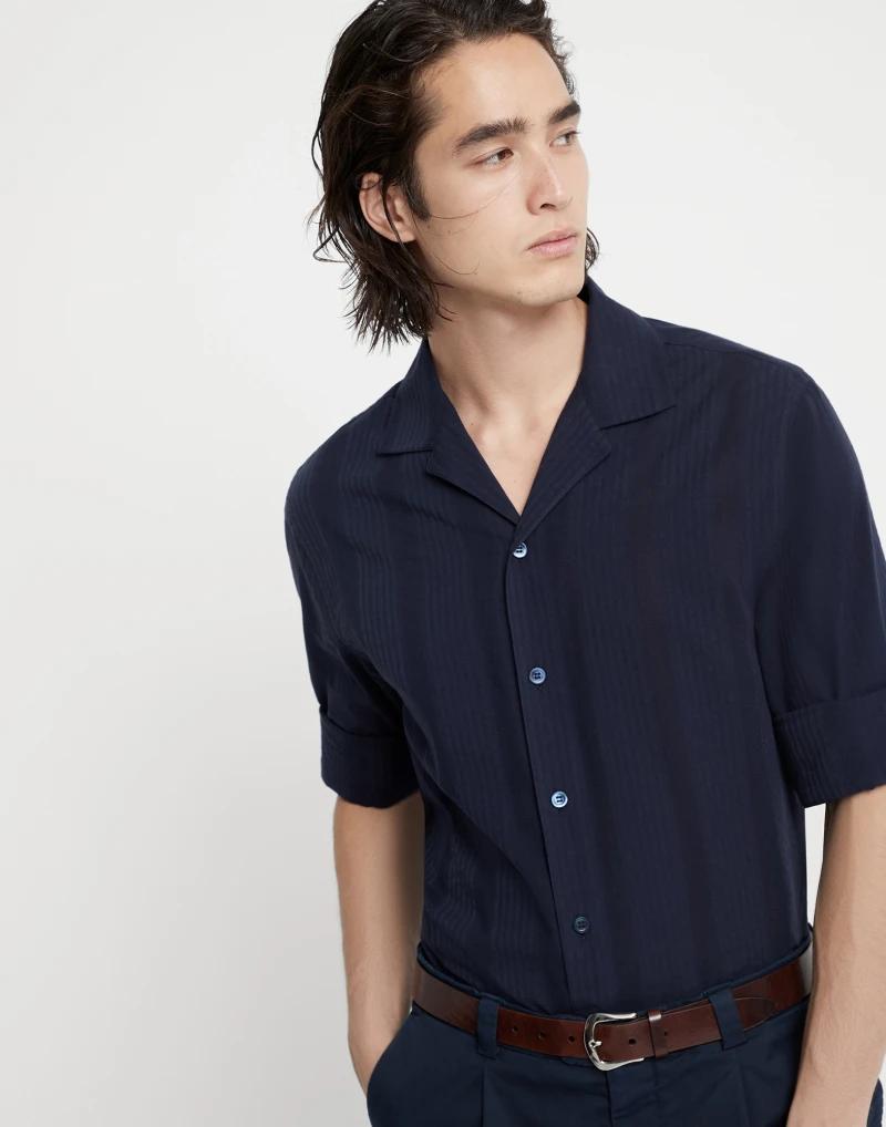 Blue Cotton Shirt