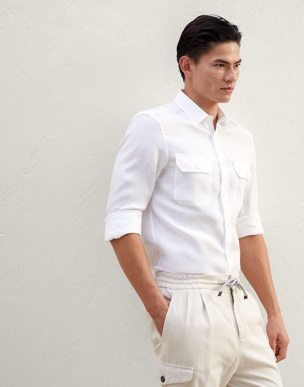 White Triacetate Shirt