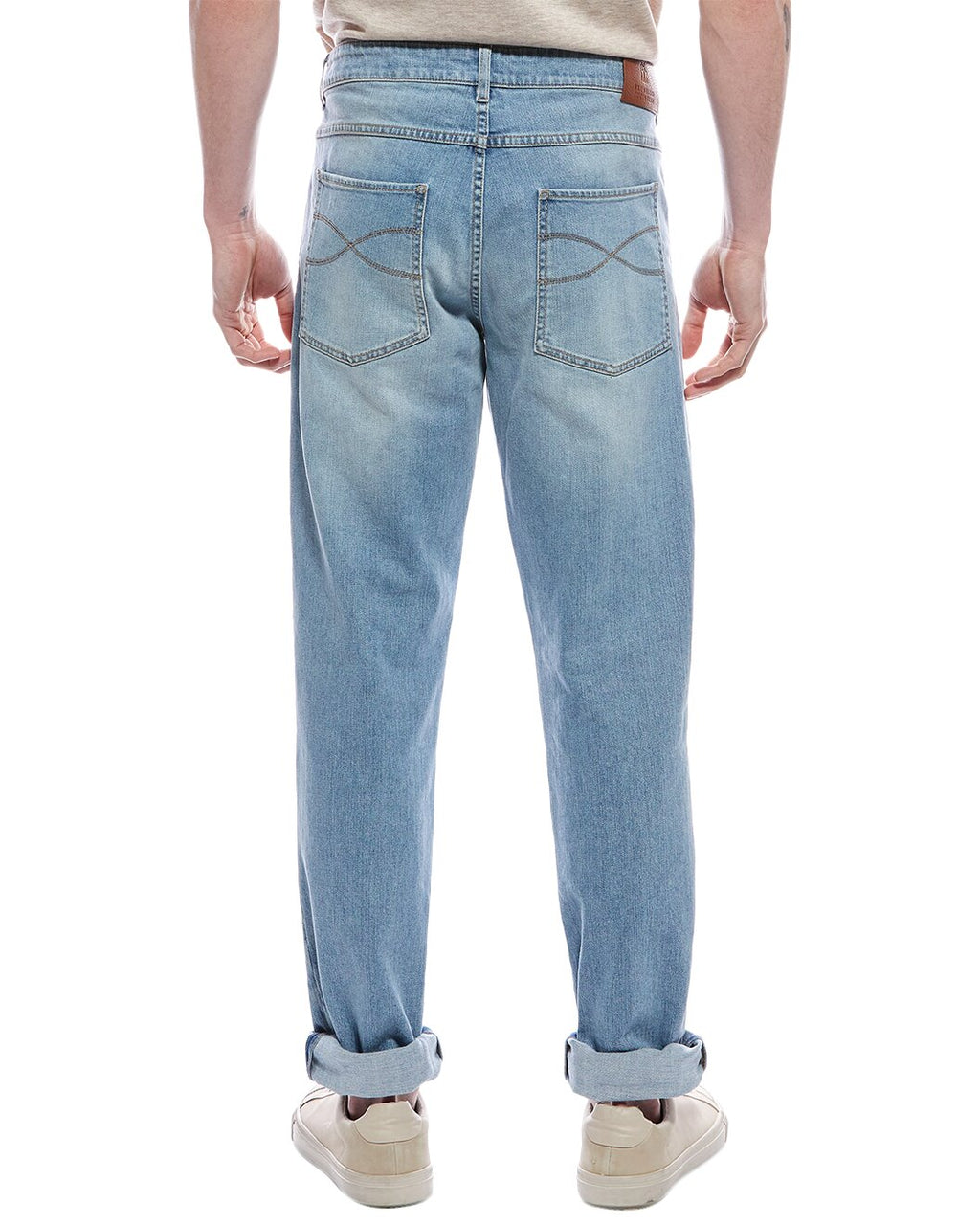Blue Cotton Relaxed Fit Jeans
