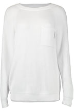 White Cotton Sweatshirt