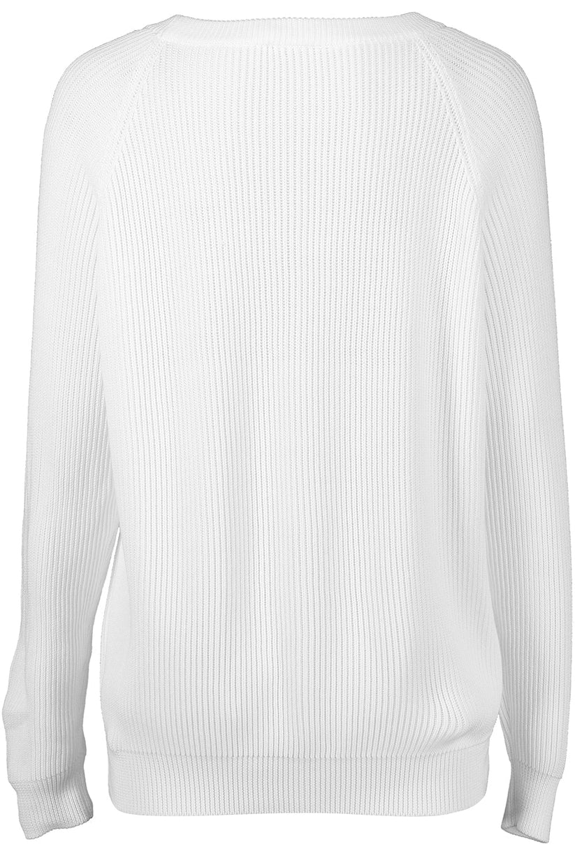 White Cotton Sweatshirt