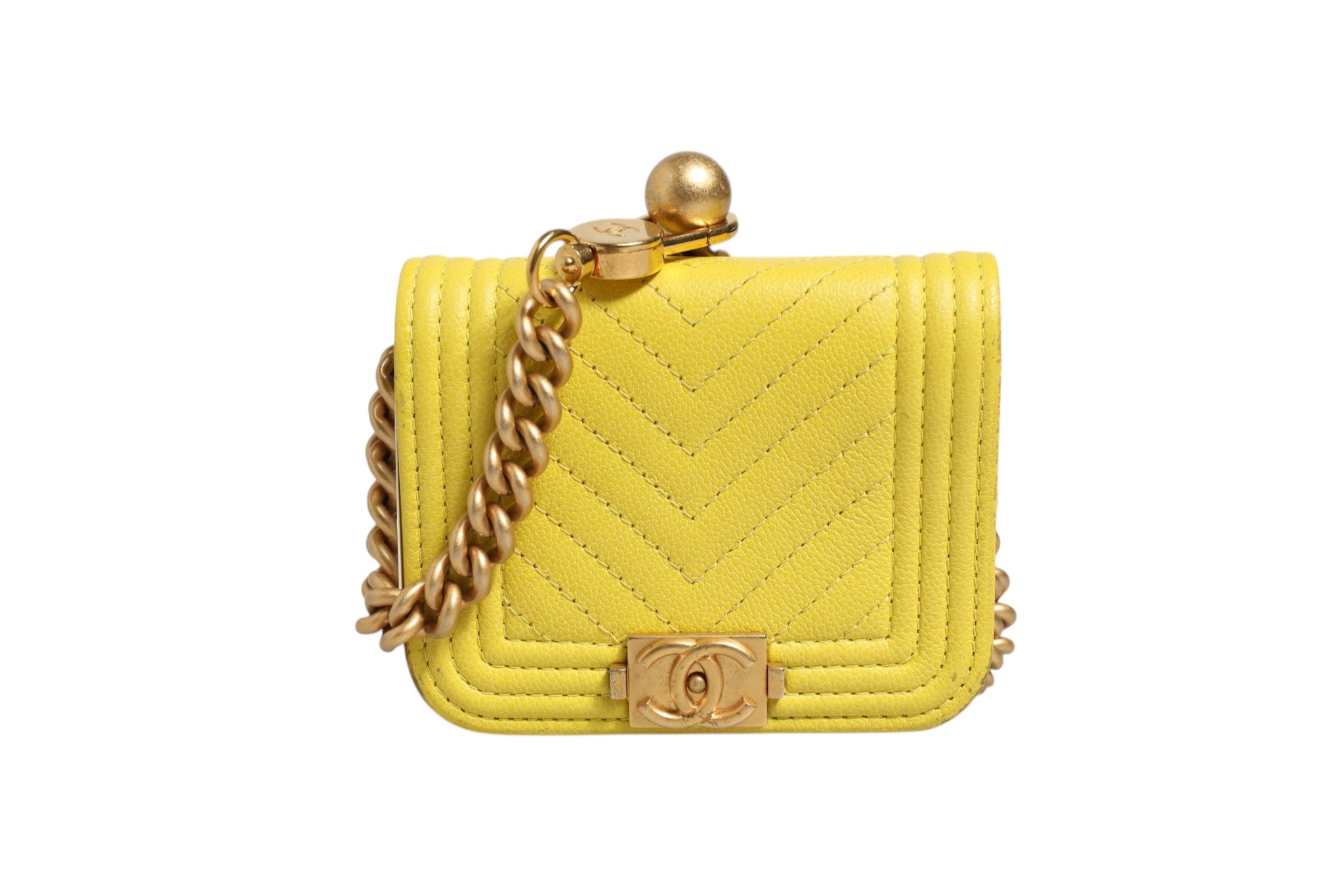Crossbody Yellow Leather Bag