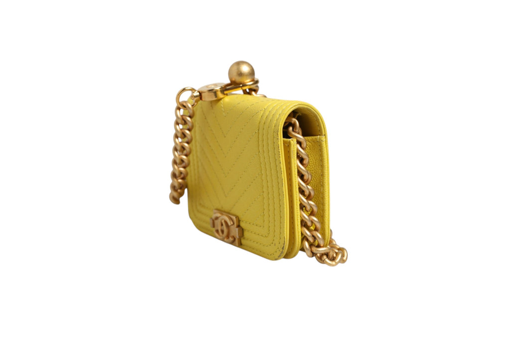 Crossbody Yellow Leather Bag