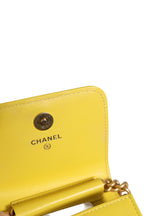 Crossbody Yellow Leather Bag