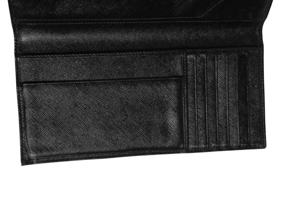 Saffiano Leather Slim Card Holder Wallet