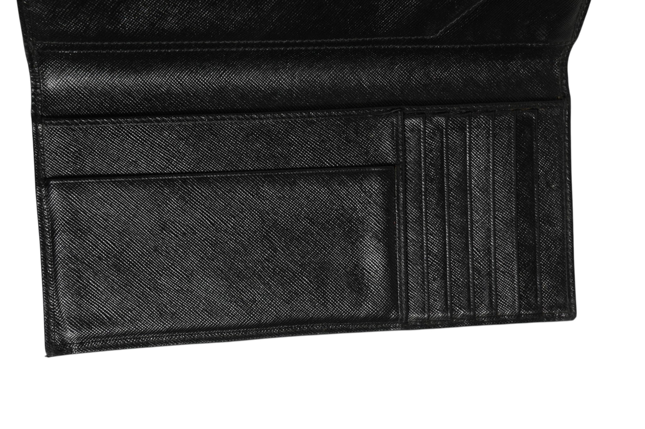 Saffiano Leather Slim Card Holder Wallet