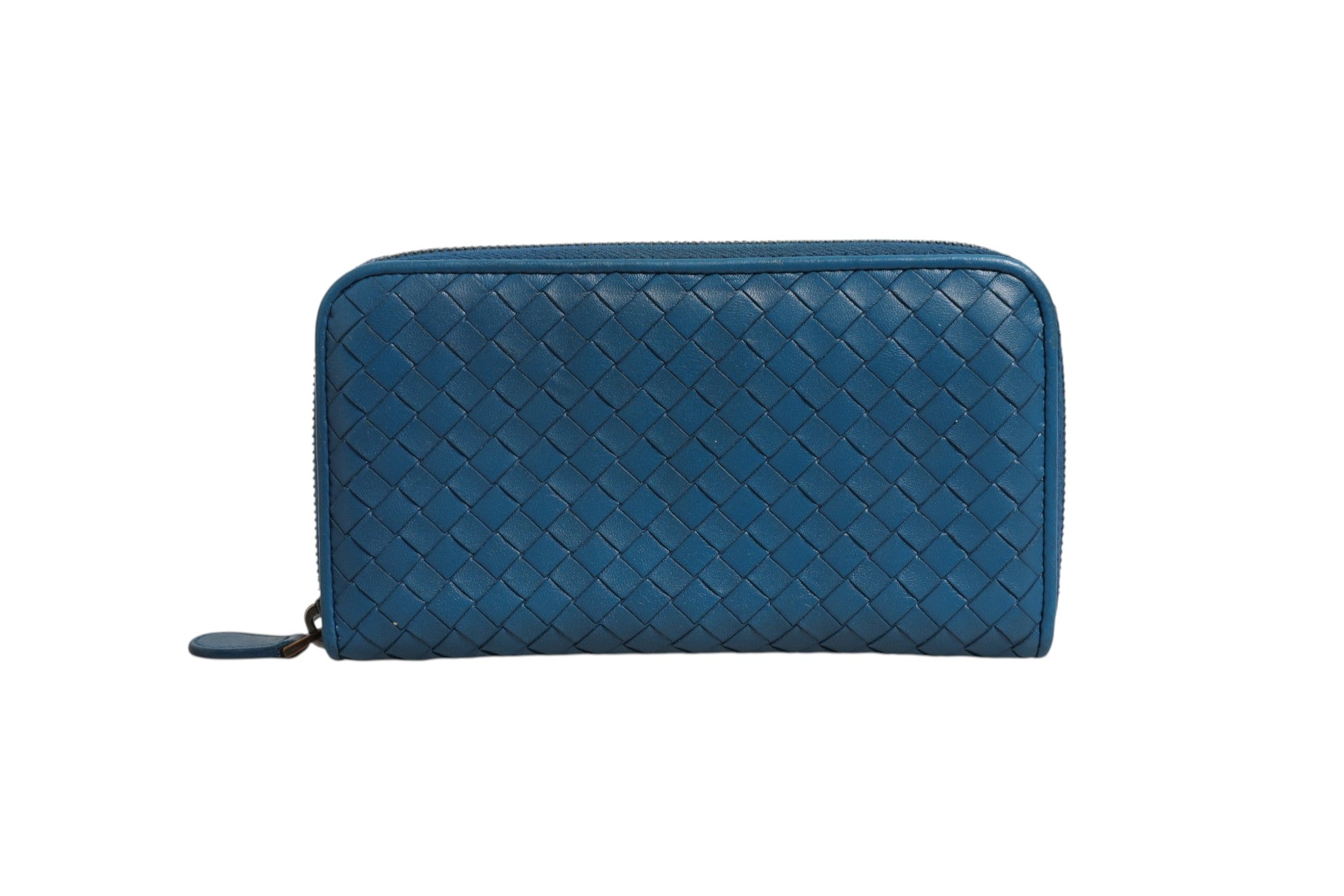 Intrecciato Zip Around Wallet