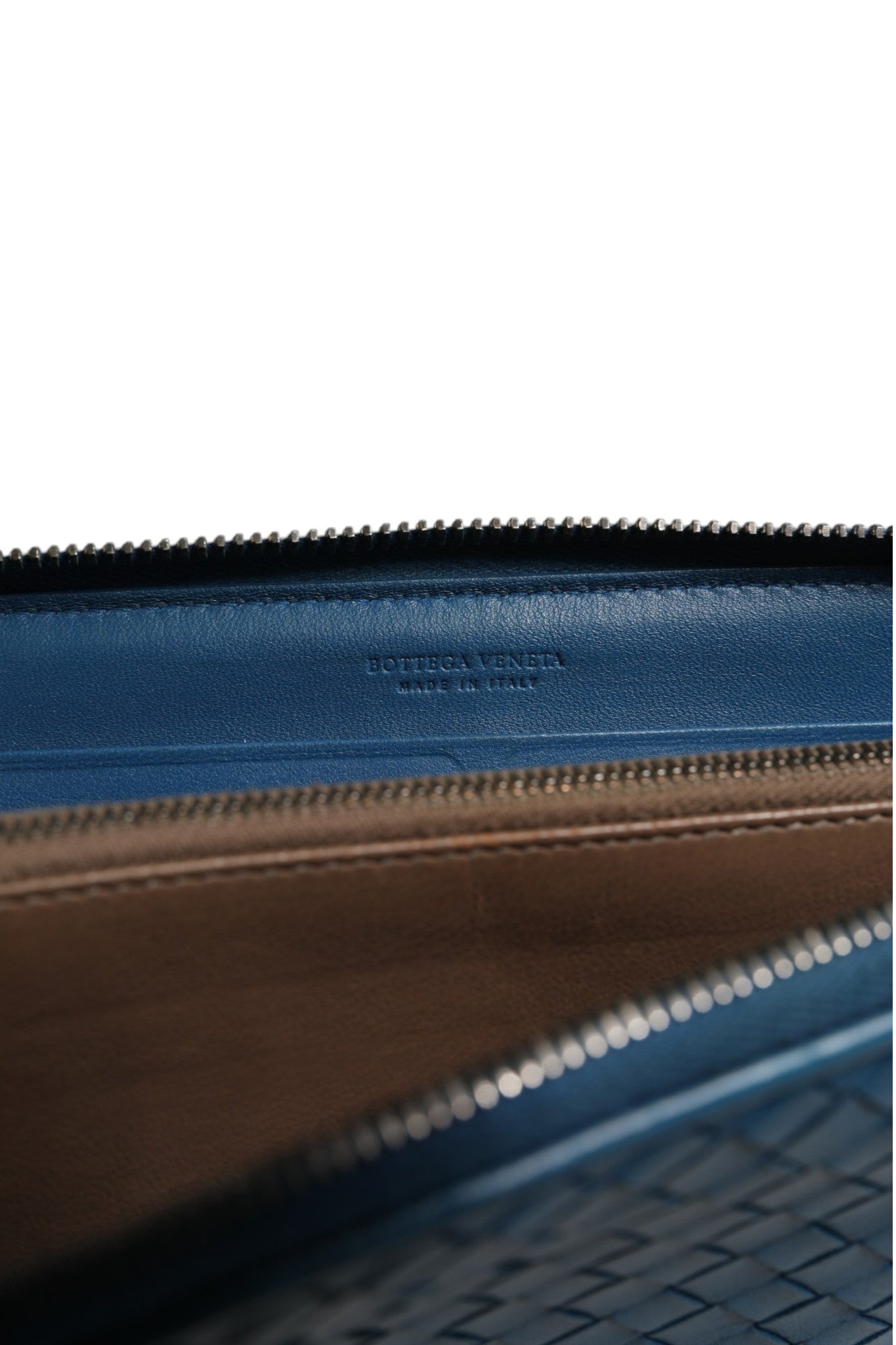 Intrecciato Zip Around Wallet