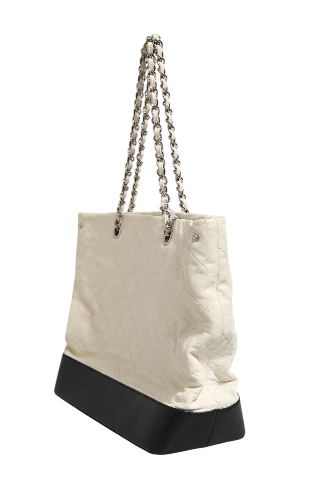 Aged Calfskin Quilted Large Gabrielle Shopping Tote