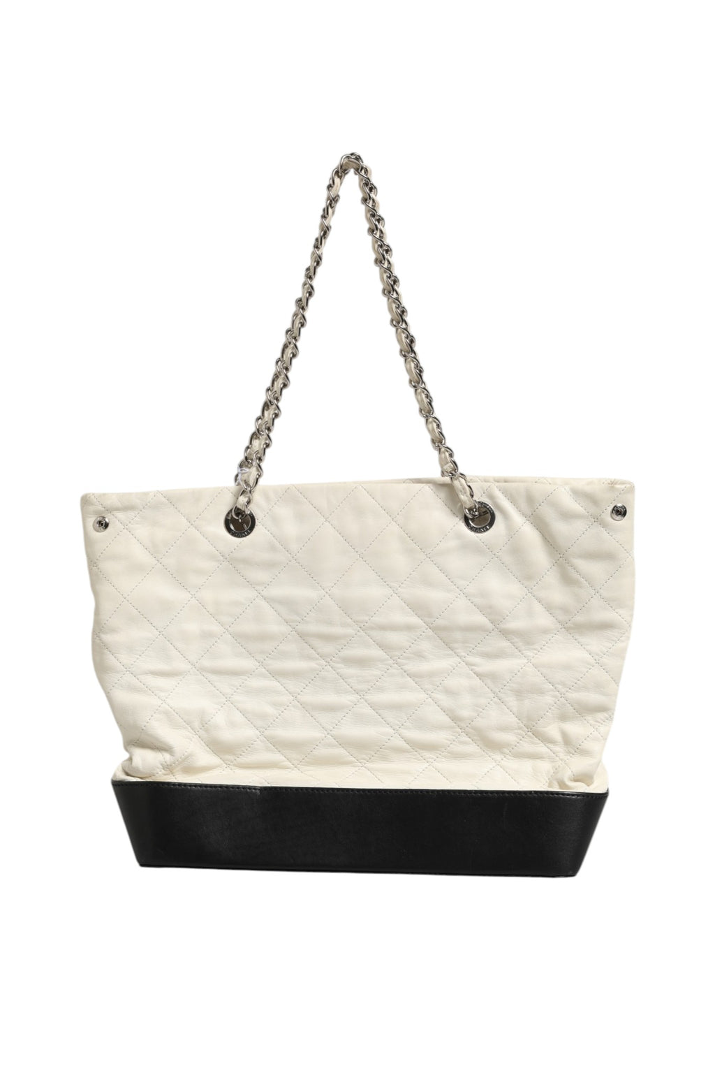 Aged Calfskin Quilted Large Gabrielle Shopping Tote