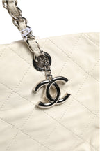 Aged Calfskin Quilted Large Gabrielle Shopping Tote