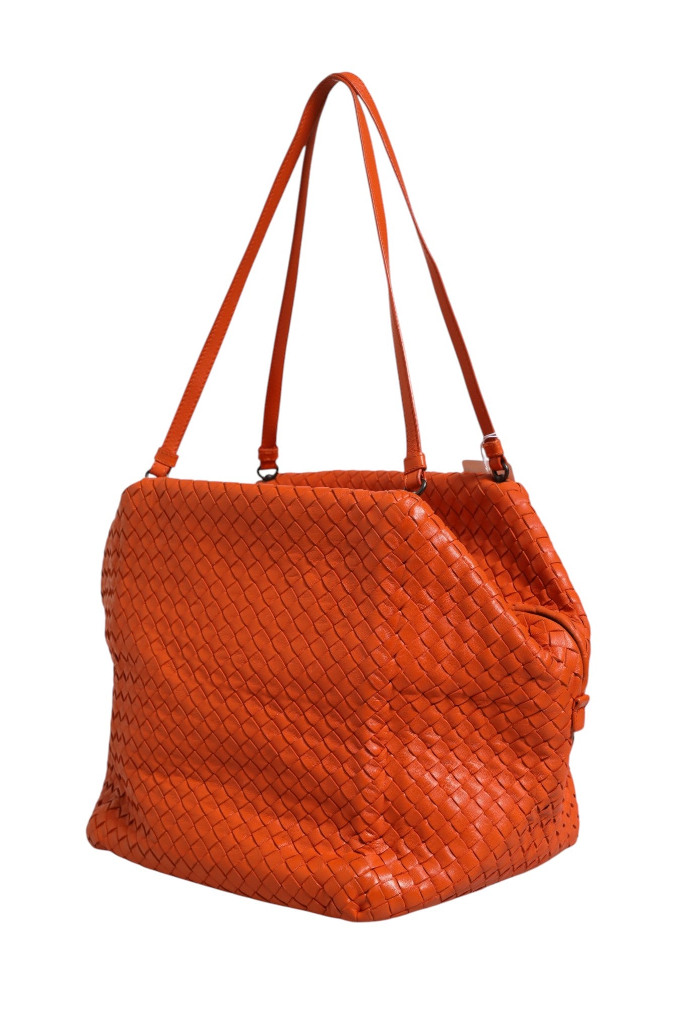 Intrecciato Nappa Leather Cube Bag