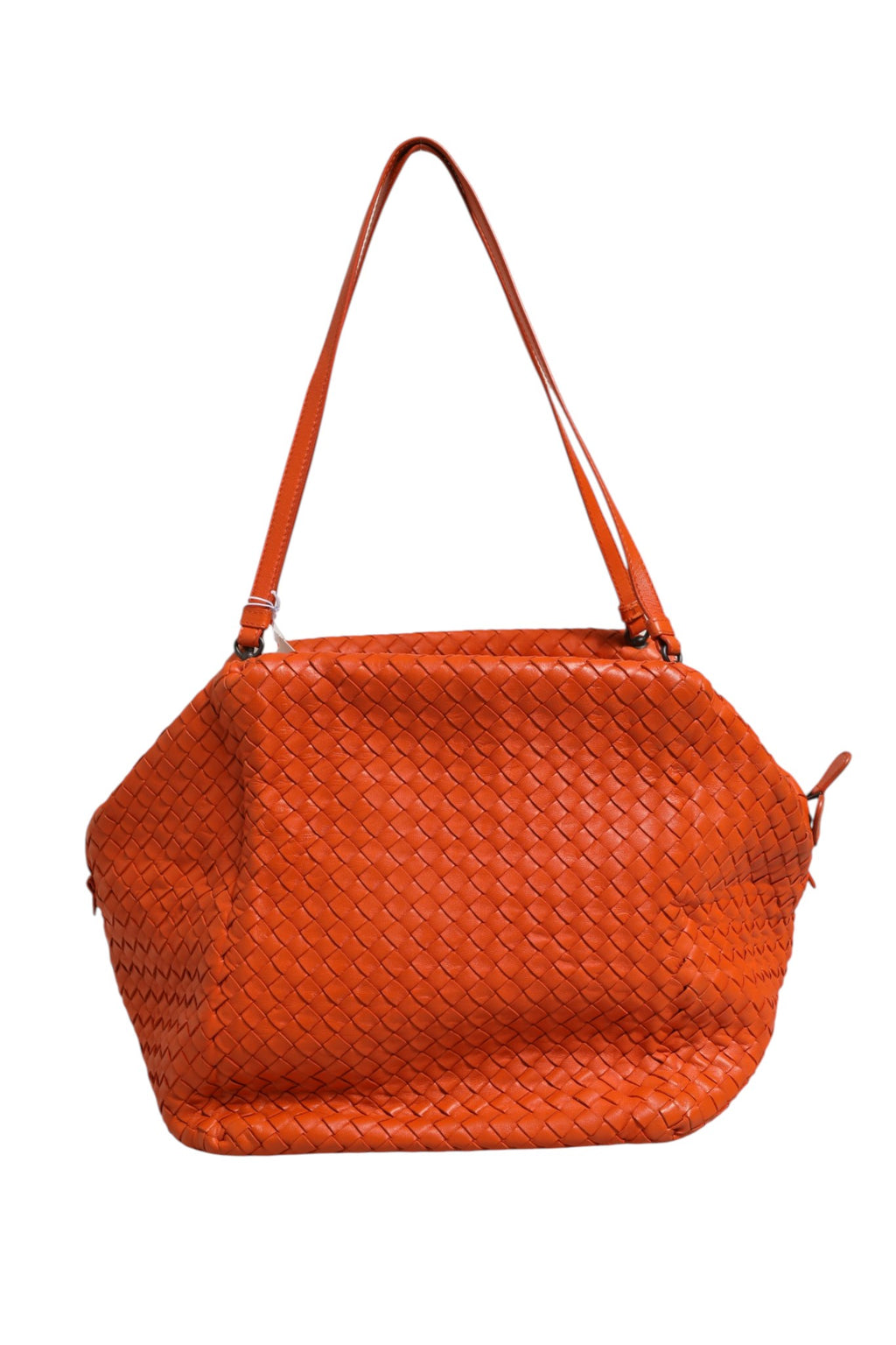 Intrecciato Nappa Leather Cube Bag