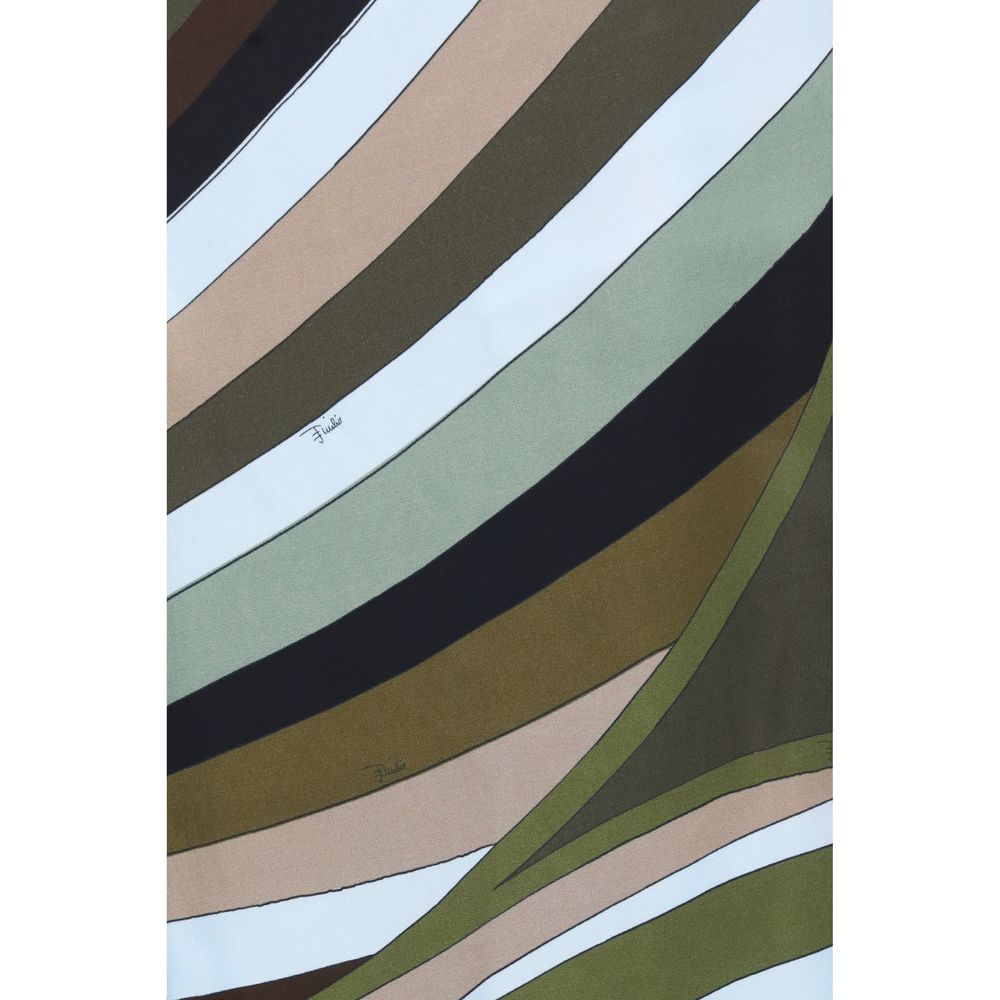 Bicolor Viscose Casual Pants