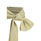 Beige Lamb Ovis Aries Aries High-Waist Belt